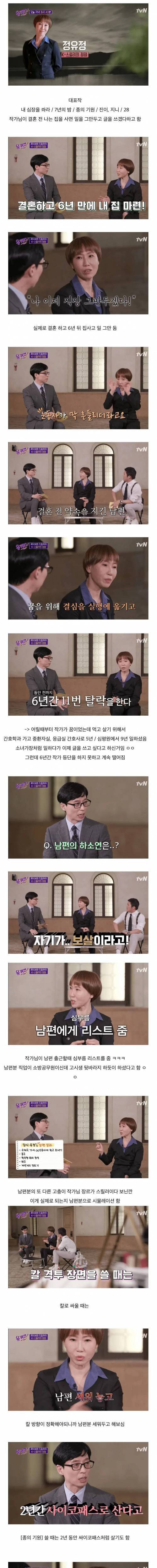 백수 아내를 6년간 내조한 남편