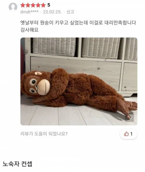 원숭이인형 웃긴리뷰