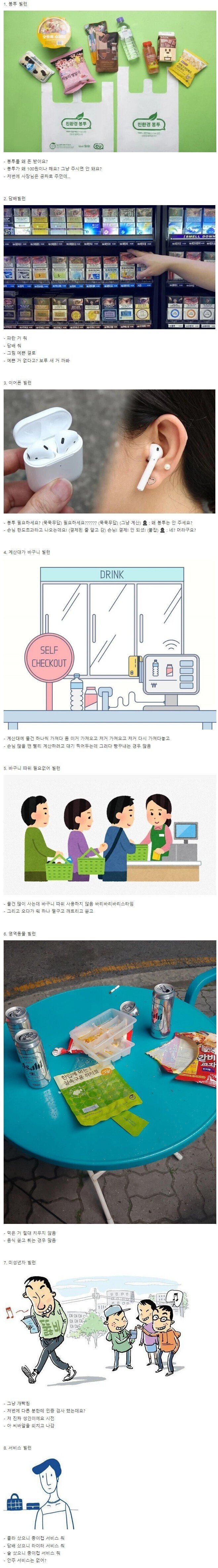 편의점 알바들은 뭔지 안다는 빌런 유형.jpg