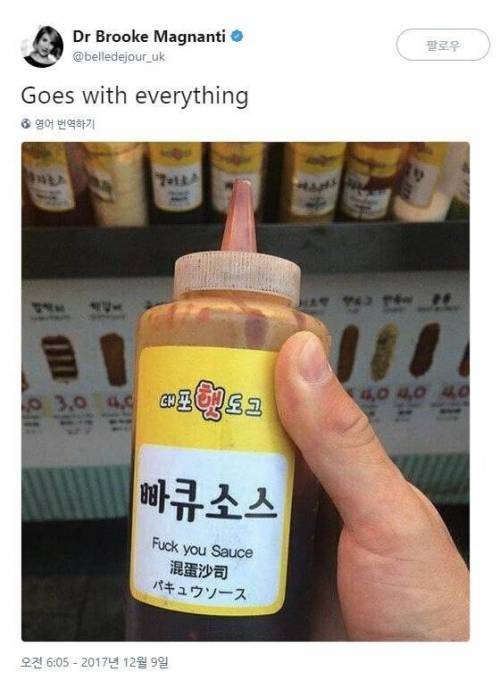 외국인이 멘붕한 소스
