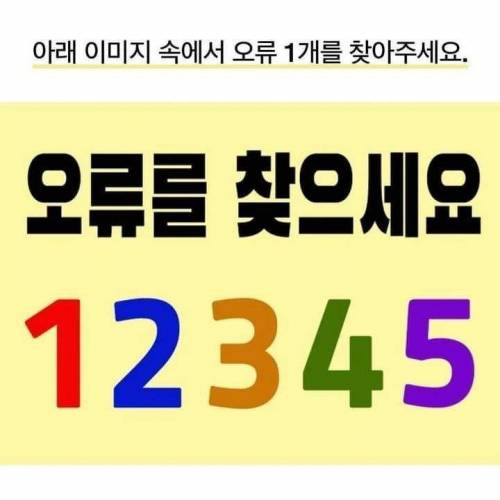 이미지 속에서 오류 찾기