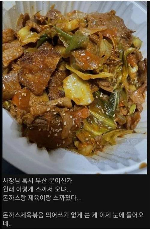 호불호) 돈까스제육볶음