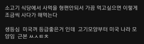 미국산 소고기 스테이크 6,900원 호불호.jp