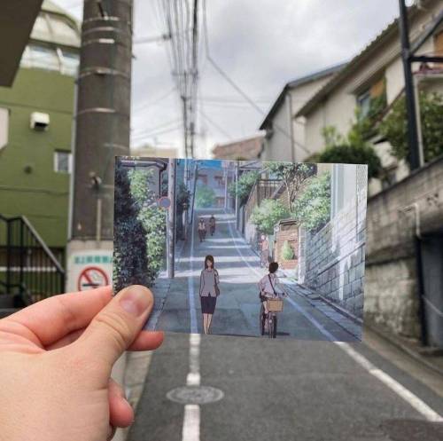 일본 애니메이션과 실제 일본거리 싱크로율.jpg