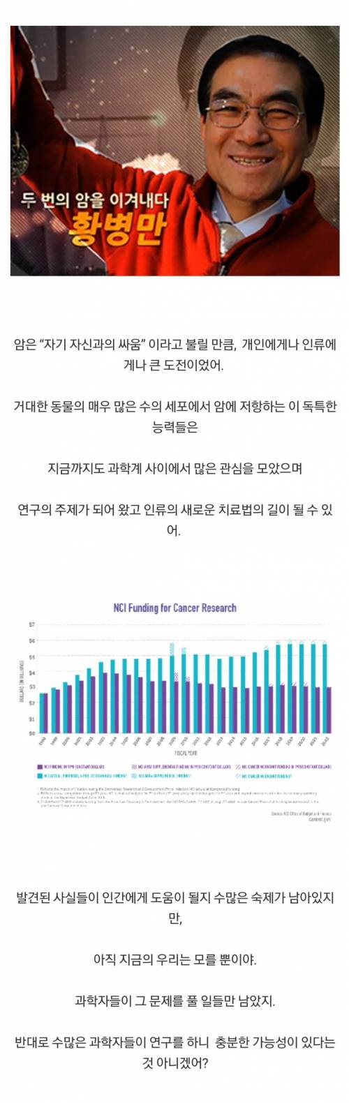흰수염 고래가 암에 걸리지 않는 이유...jpg