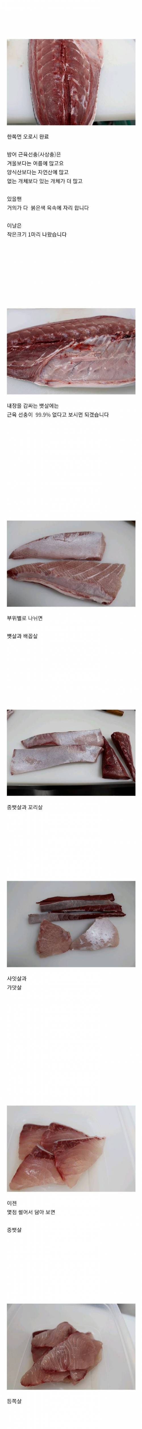 횟집 실장이 평소 먹는 음식 수준