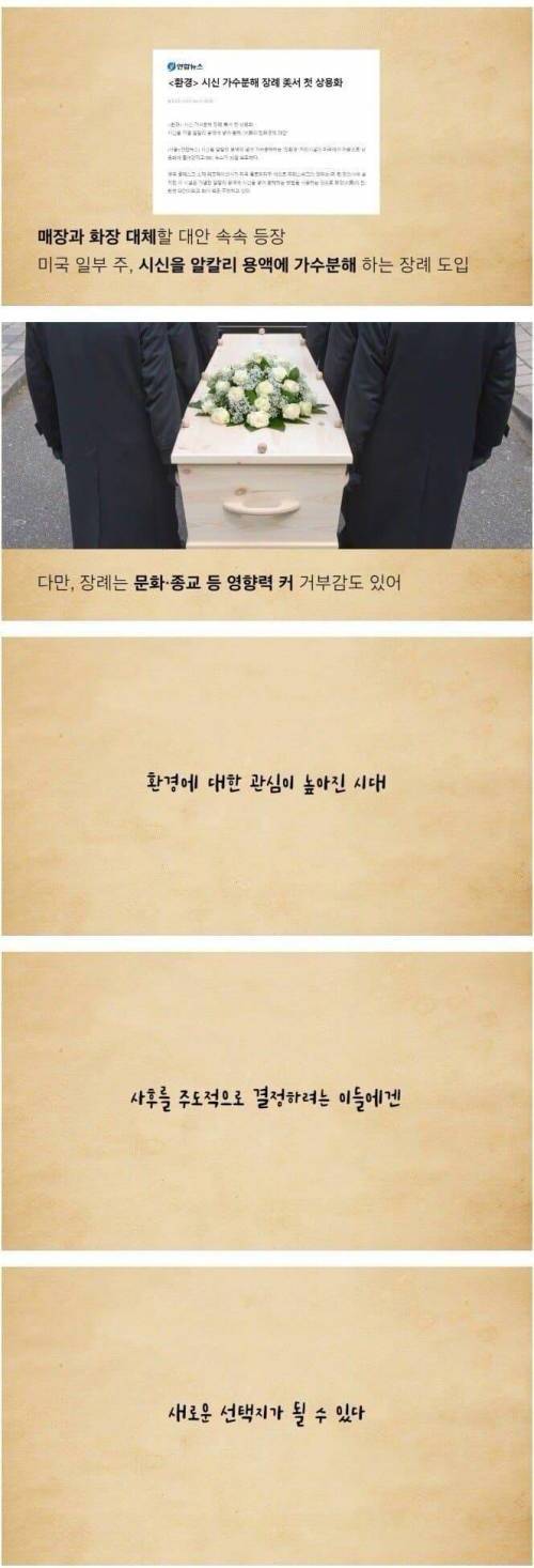 인간 퇴비 장례