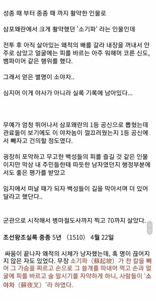 오싹오싹 조선시대 버서커