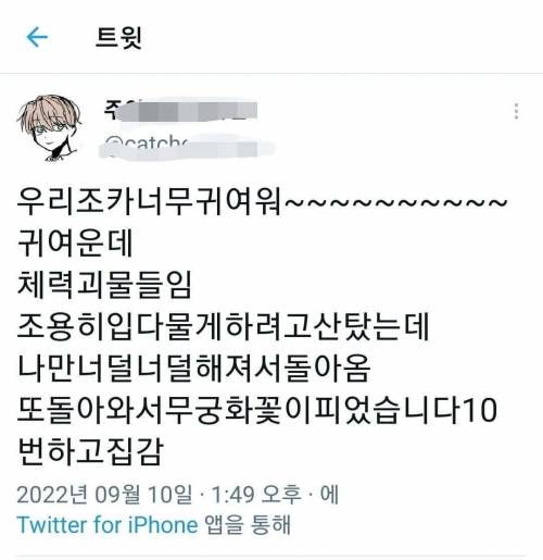 연휴동안 조카가 휩쓸고 간 삼촌고모이모외삼촌들 상태.jpg