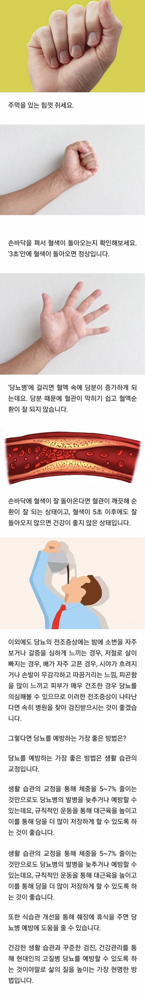 당뇨 전조증상 및 예방법