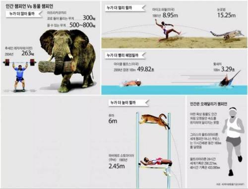 인간의 신체능력이 가진 강점