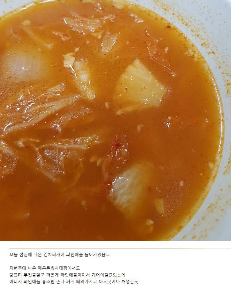 한국인이면 절대 용납할수 없는 김치찌개