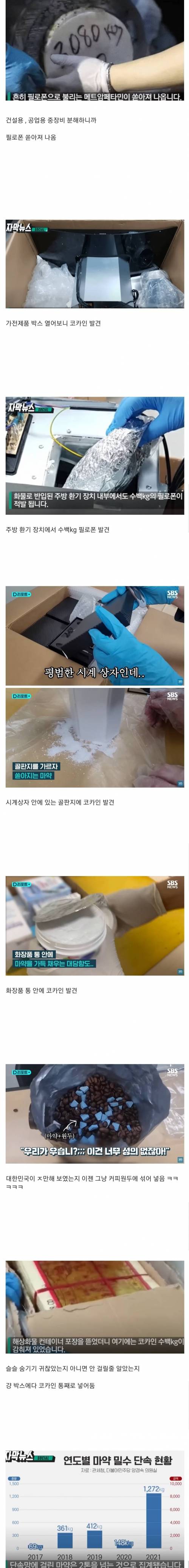 대한민국 마약 밀수 근황.jpg