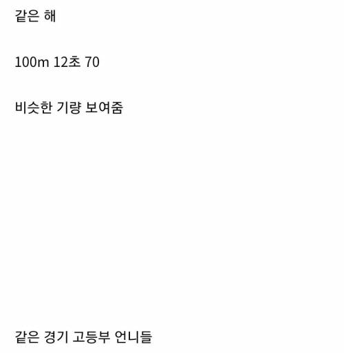 한국 단거리 육상 꿈나무 등장