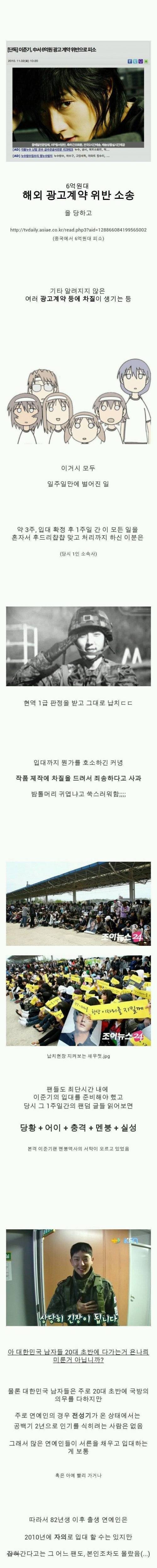 말 그대로 잡혀간 어떤 배우의 군복무썰.jpg