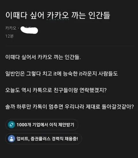 카카오 결국 실행하다.jpg