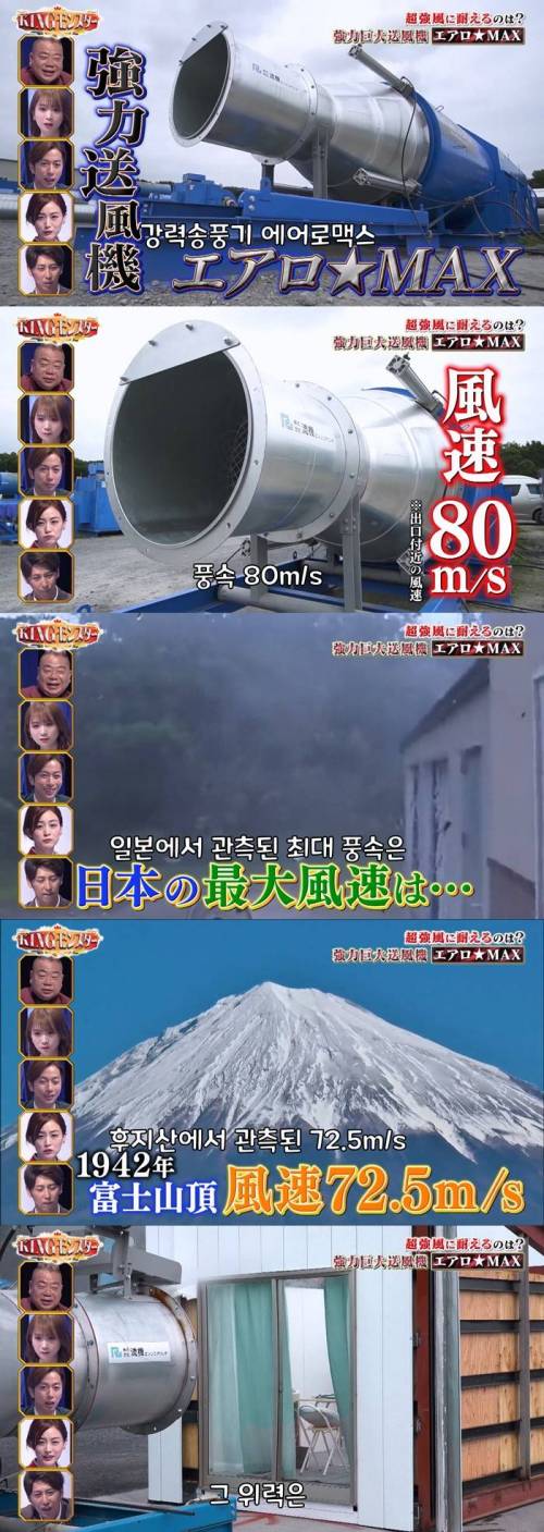 초속 80m 강풍 견디기 대결.mp4