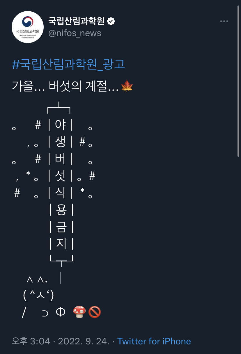 마당에 핀 버섯이 식용인지 독버섯인지 알아내는법.twt