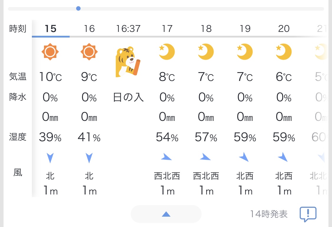 야후 재팬 날씨 앱 현재 상황 🐯🐰