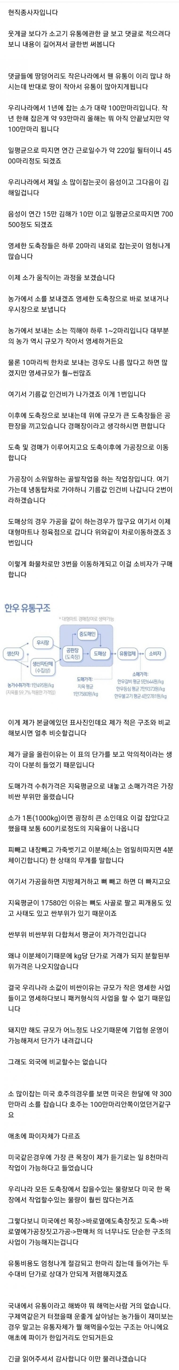 국내 소고기값이 비싼 이유
