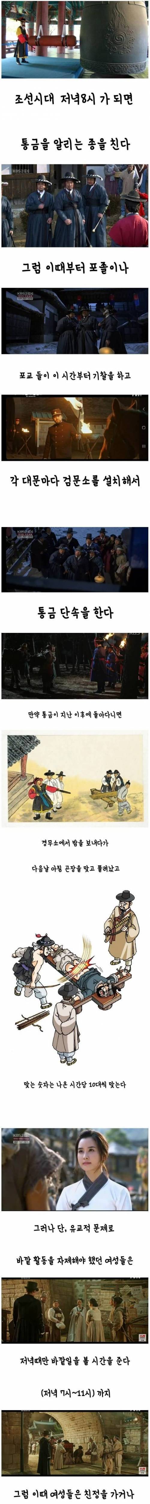 조선시대 통금 정책