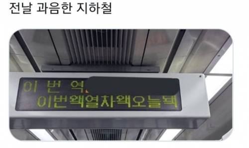 전날 과음한 지하철.jpg