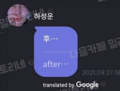 채팅 자동번역 대참사