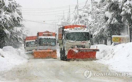 휴교따윈 없는 강원도 제설 클라스