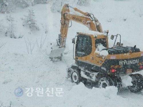 휴교따윈 없는 강원도 제설 클라스