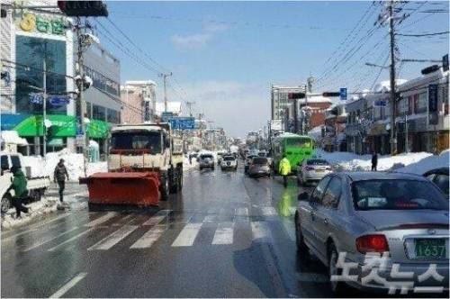 휴교따윈 없는 강원도 제설 클라스