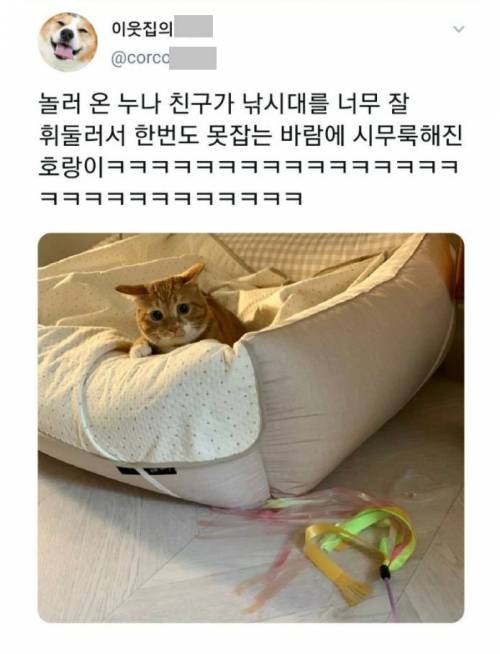 누나 친구가 놀러와서 고영희씨 시무룩.jpg