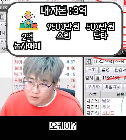 주식 투자금 많아도 단타는 500만원정도 하는거라는 전문가