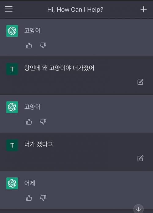 끝말잇기 모르는 미친놈