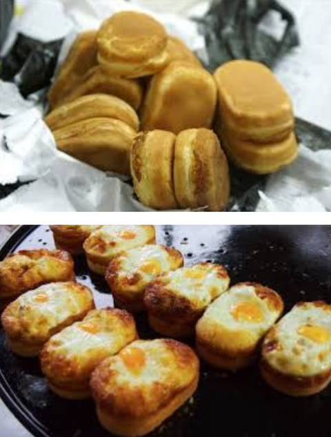 한국, 일본, 영국 달걀빵 비교