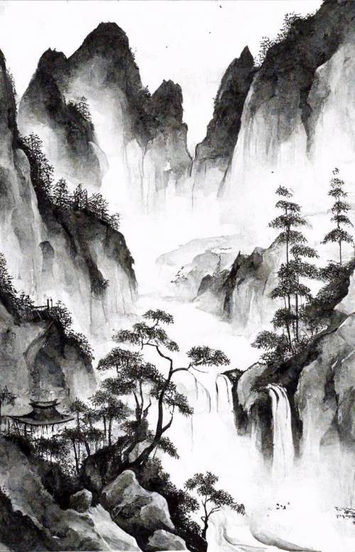 산수화 학습한 AI그림