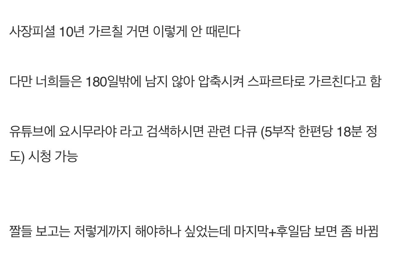 일본의 불닭맛 백종원