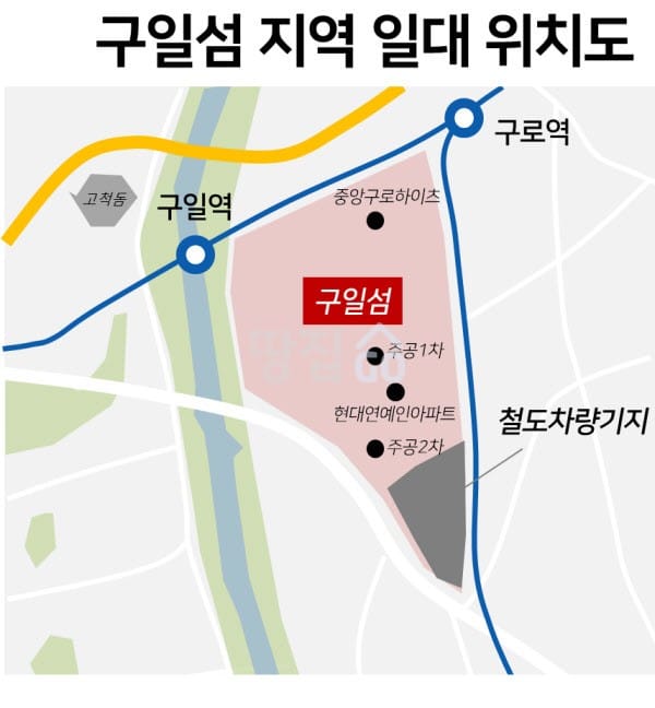 서울 도심의 육지 속 섬, 구일섬.jpg