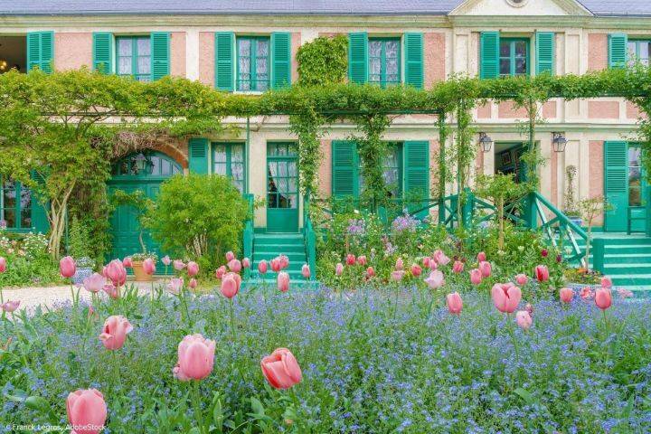 모네가 그림그렸던 프랑스 지베르니의 봄풍경
