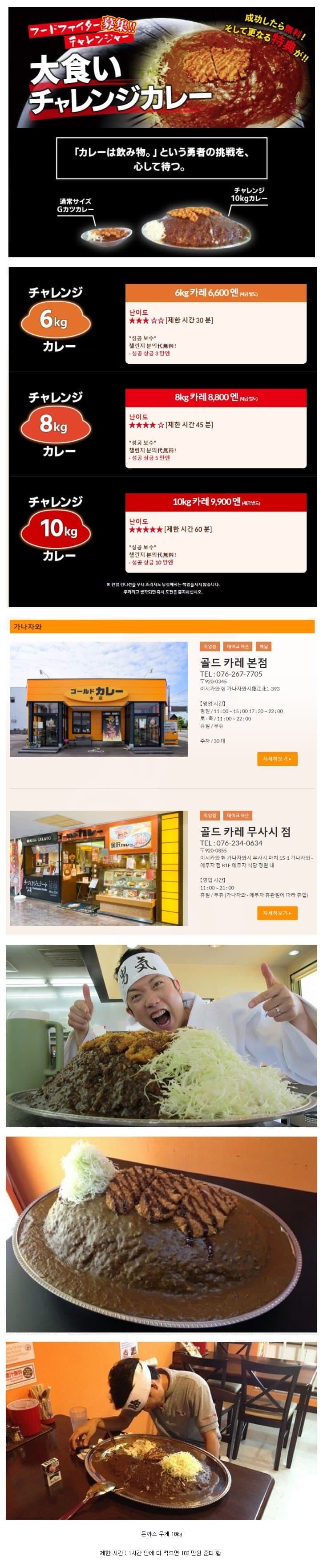 한 시간안에 다 먹으면 100만원 주는 돈까스