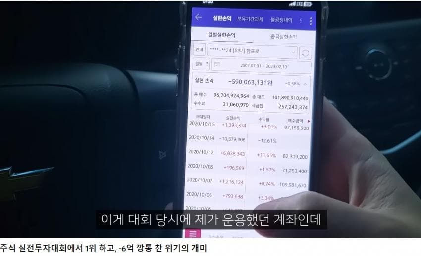 키움 증권대회 1등 하고 전업투자 시작한 개미 근황