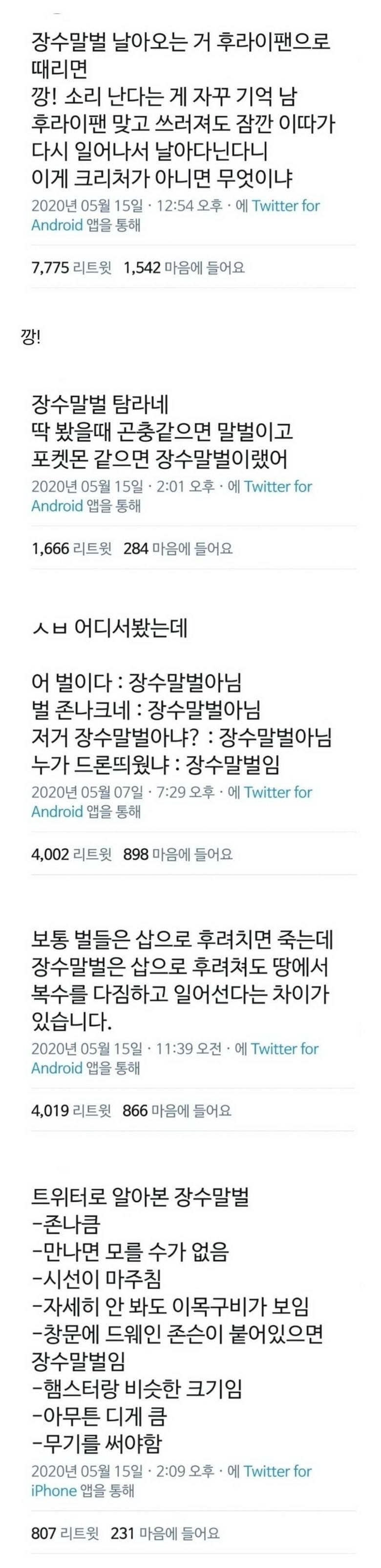 유독 믿지 못할 소문만 무성한 곤충