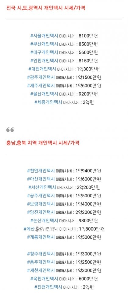 개인택시 면허 시세