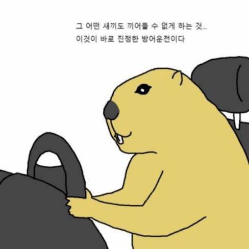 운전할 때 끼어들기에 대처하는.manhwa