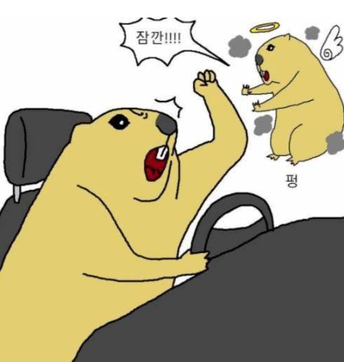 운전할 때 끼어들기에 대처하는.manhwa