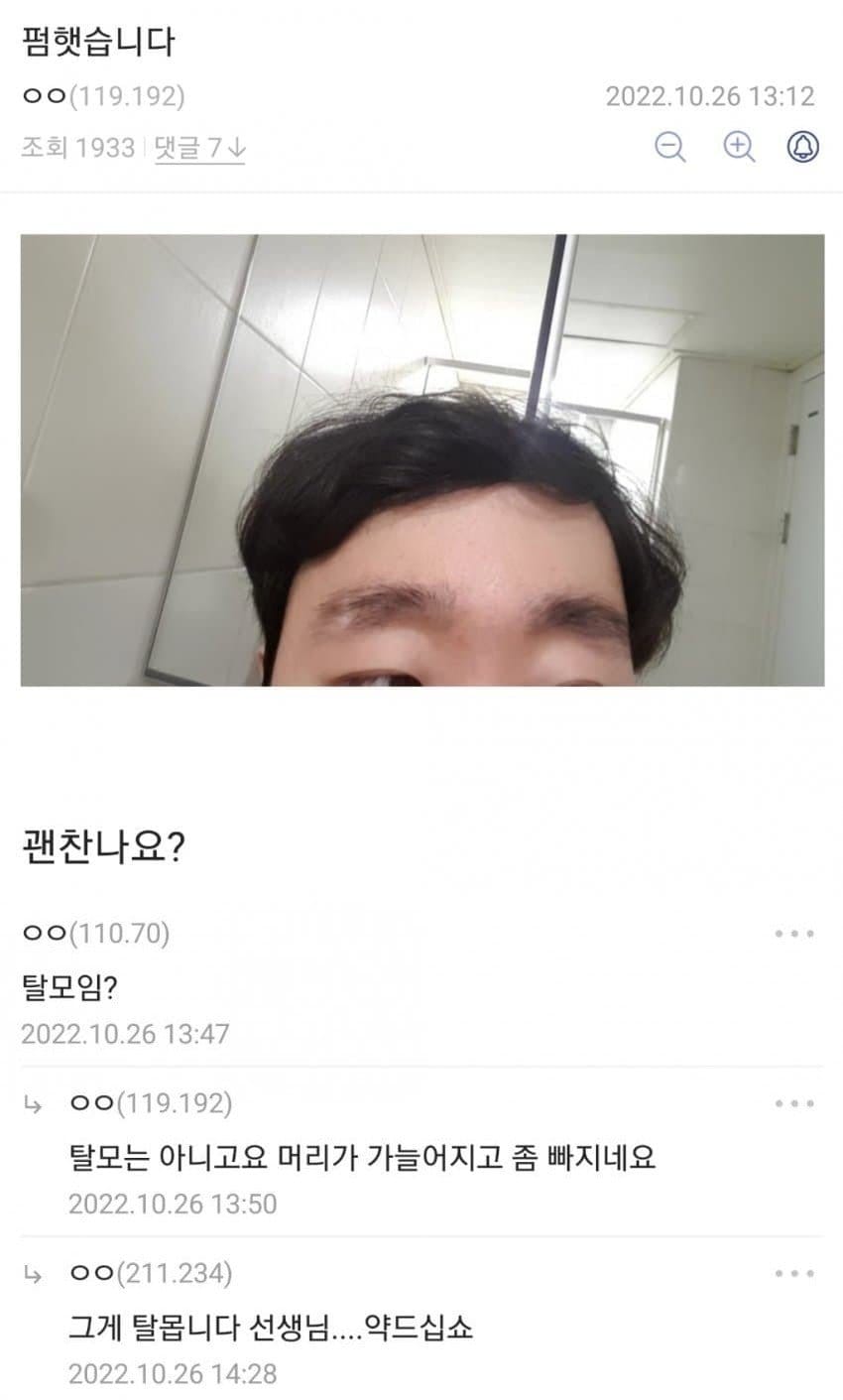 싱글벙글 디씨 헤어갤 레전드모음