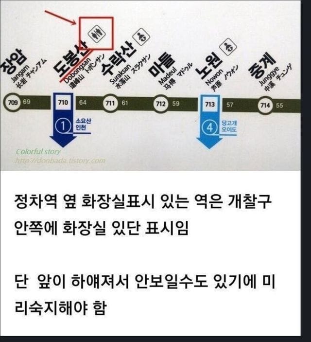 지하철 급똥시 팁