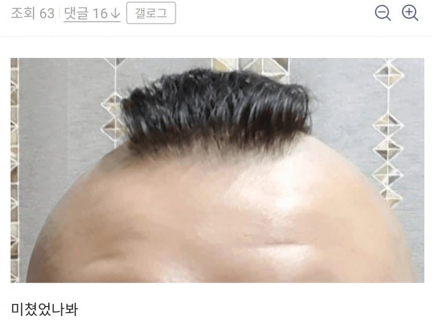 싱글벙글 디씨 헤어갤 레전드모음