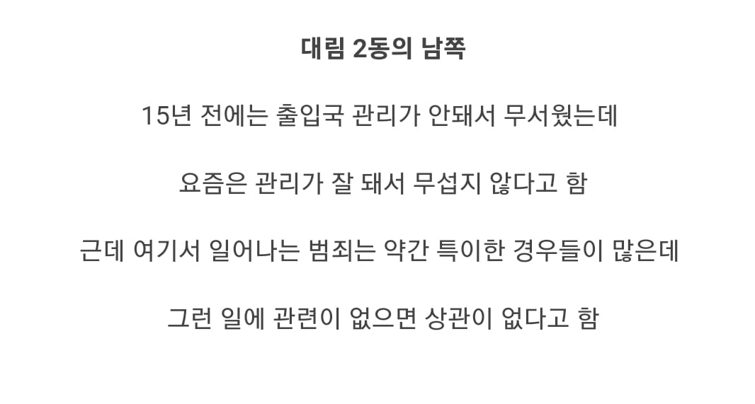 대림동을 직접 여행한 네덜란드인 .