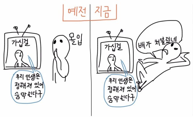 꼰대가 되는거 같아서 슬픈 만화