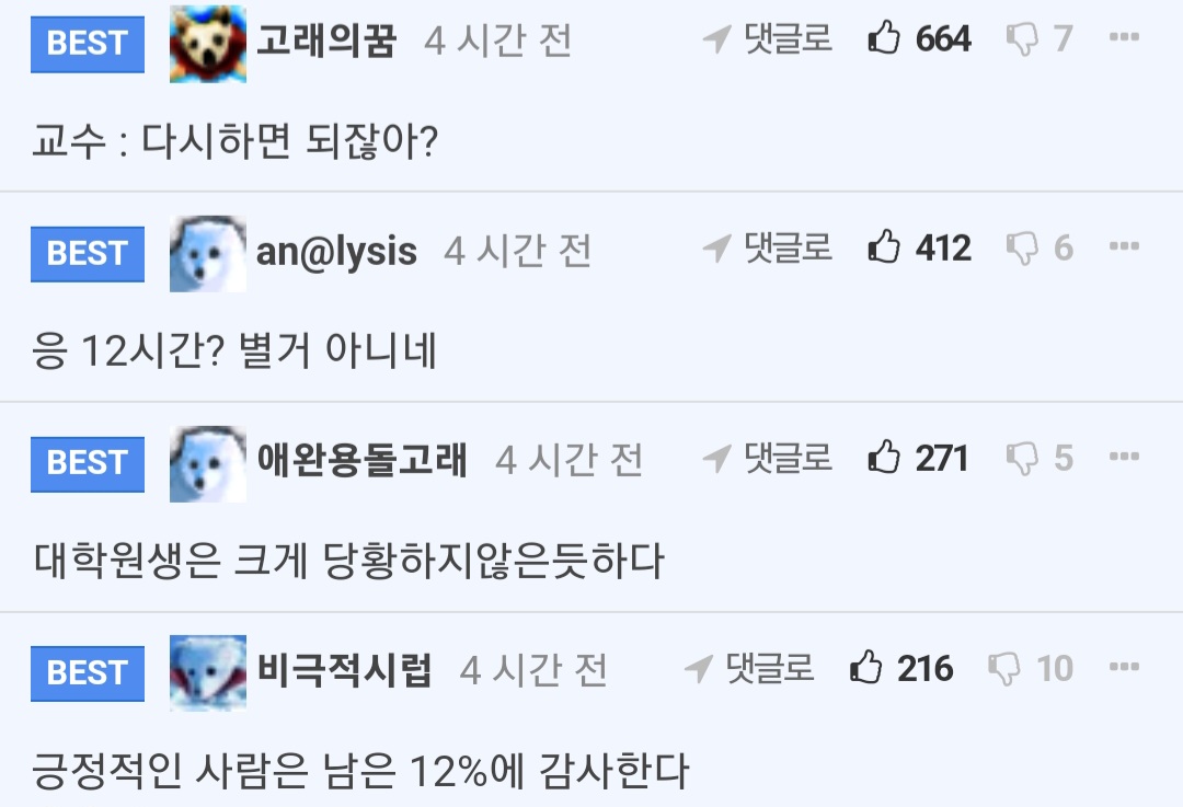 어젯밤, 세종대에 일어난 비극